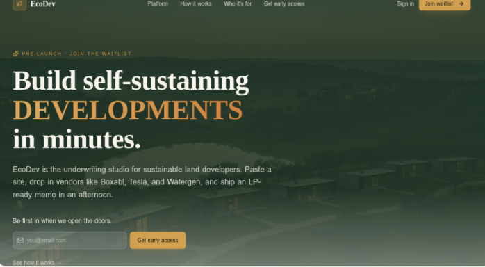 EcoDev preview