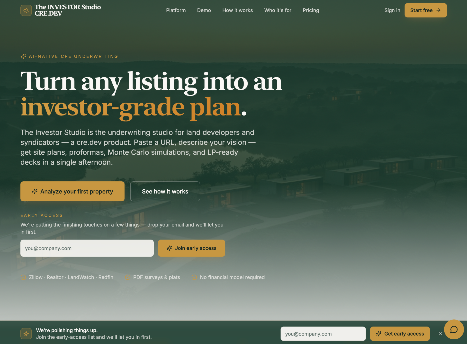 The Investor Studio preview